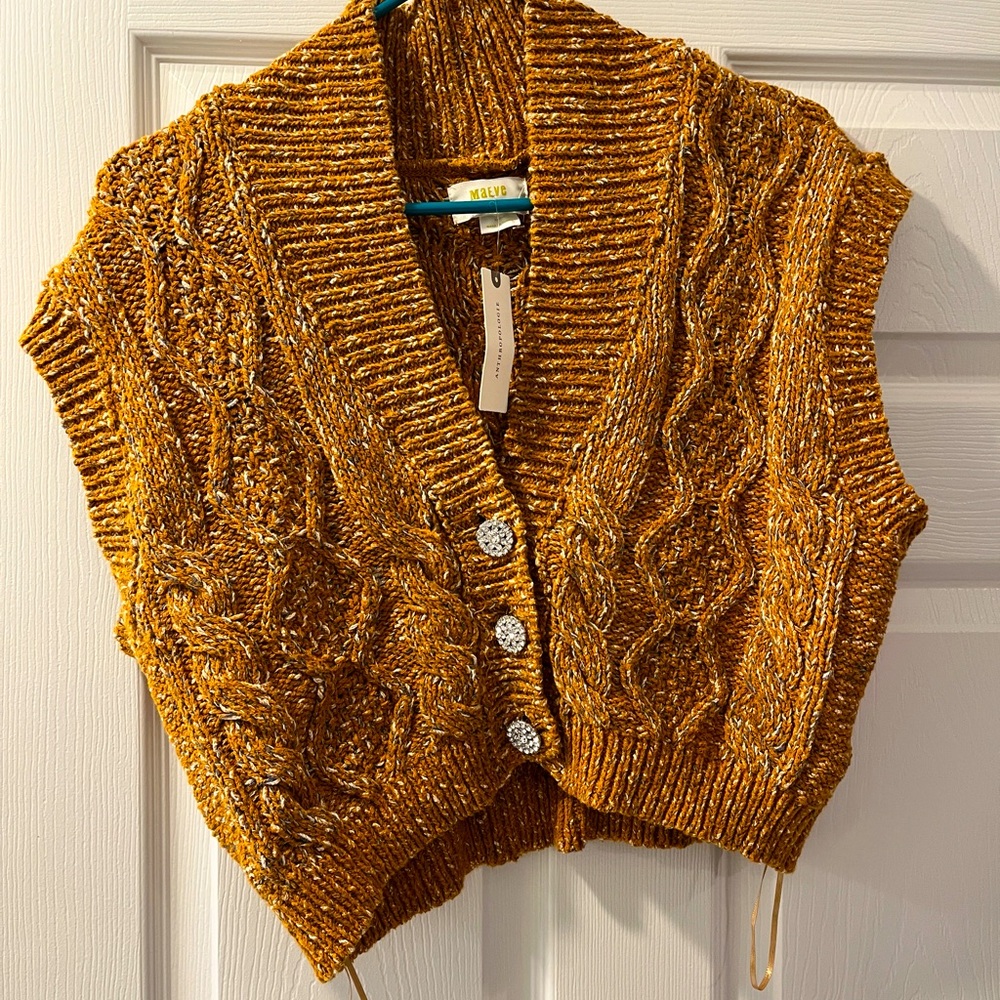 NWT anthropoligie Maeve cropped cardigan